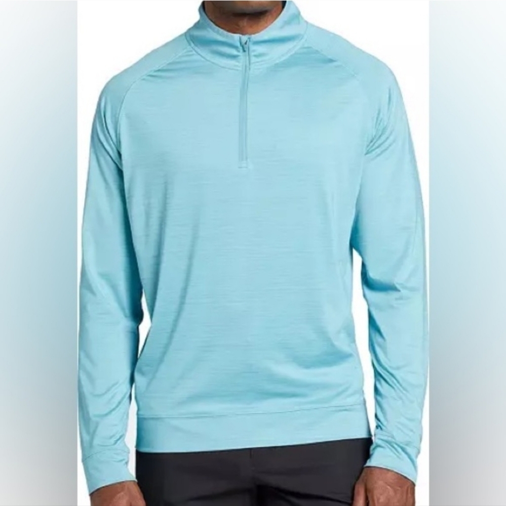 Men's Long Sleeve Golf Polo - Teal - Walter Hagen - S